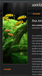 Mobile Screenshot of anfaenger-aquarium.de